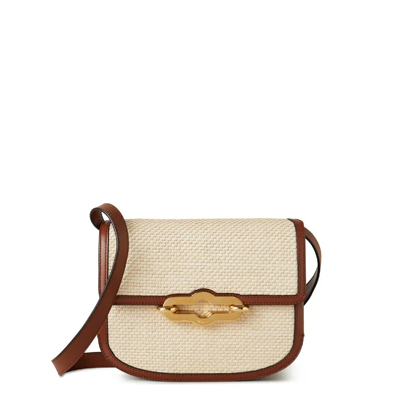 Chic Trend Collection Pimlico Satchel Ecru & Bright Oak Raffia