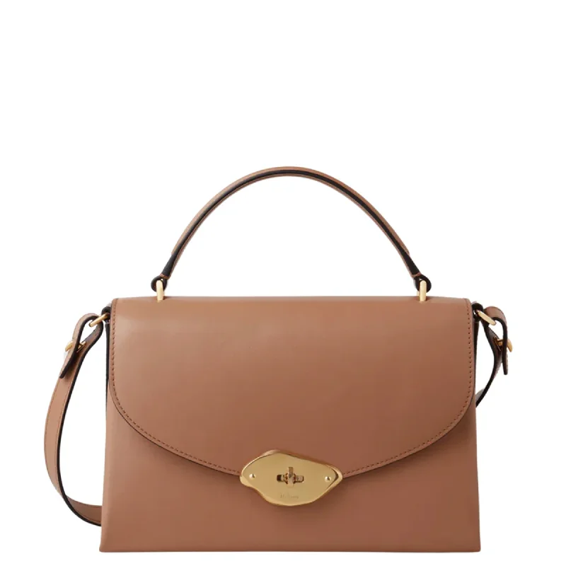 Fresh Styles, Fresh Deals Lana Top Handle Sable High Gloss Leather