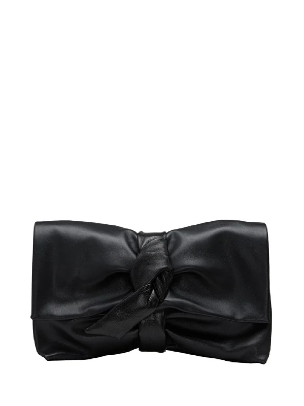 Festive Holiday Gift Bags Bow Leather Shoulder Bag