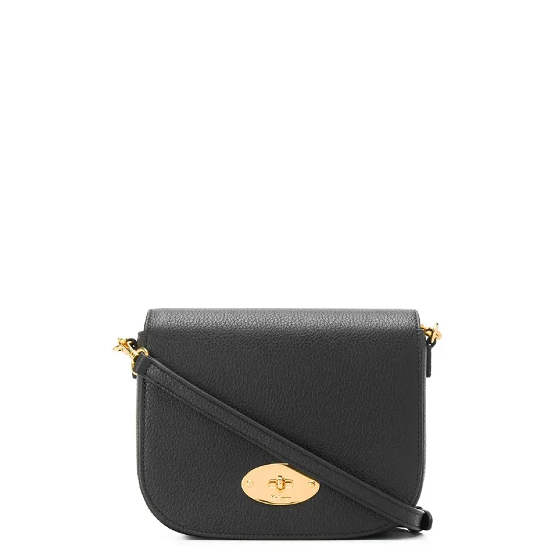 Senior Travelers Small Darley Satchel Black Small Classic Grain