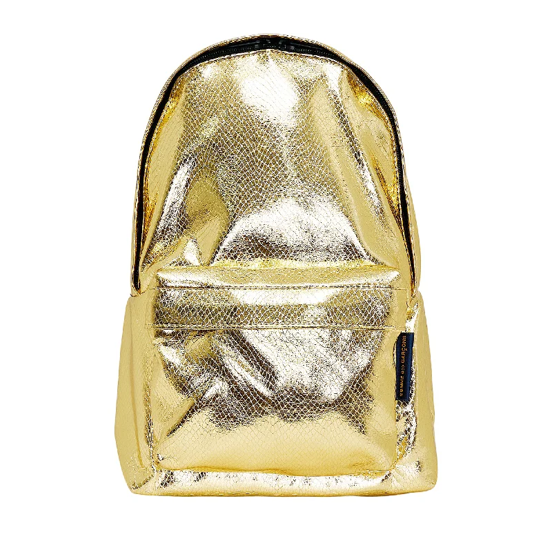 Dive Into Trendy Styles Mock Snake Embossed Backpack