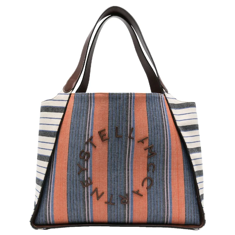 Durable And Cheap Bags Tote Logo Eco Striped Cotton