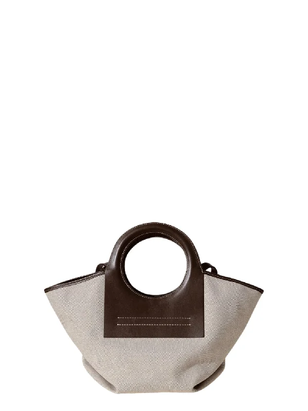 Sustainable Fashion Extravaganza Cala S Leather-Trimmed Canvas Tote