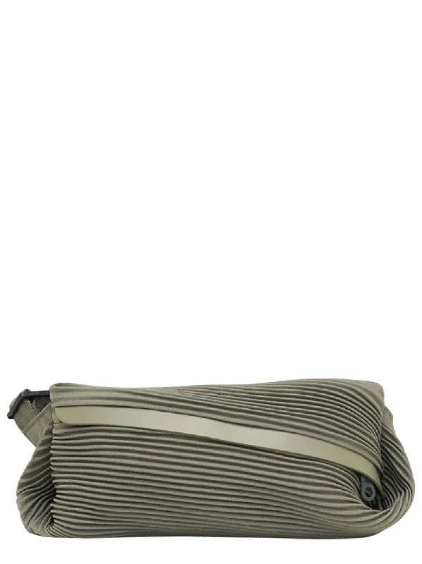 Unleash Your Trendy Side Bias Pleats Waistbag