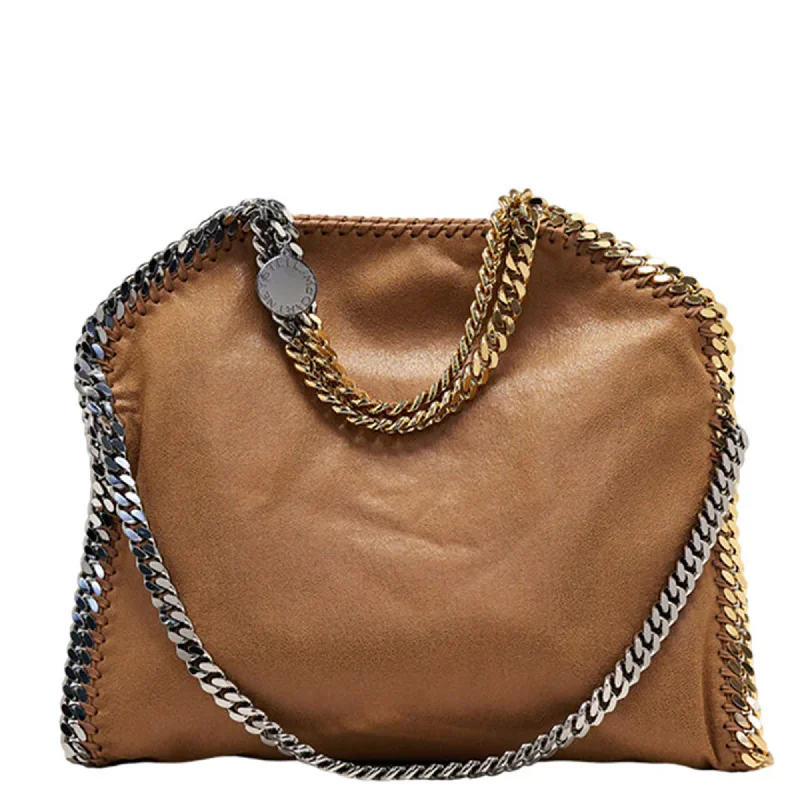 Trendy Street Style Falabella 3Chain Tote Eco Shaggy Deer