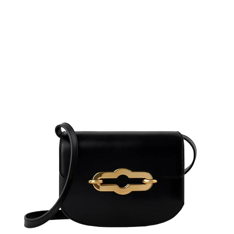 Relaxed Style Small Pimlico Satchel Black & Brass Super Lux Calf