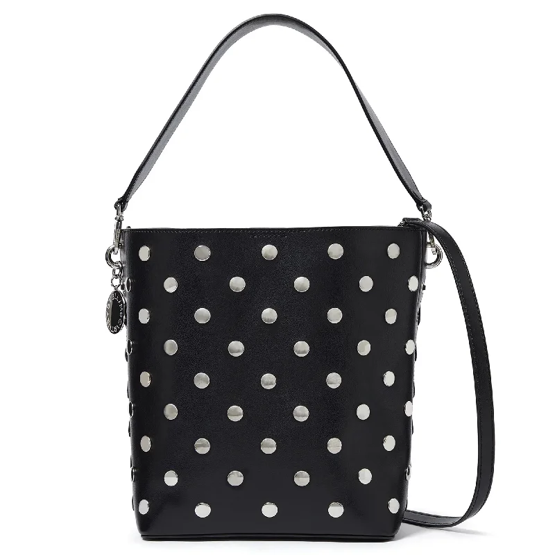Budget Saver Frayme Studded Large Bucket Bag