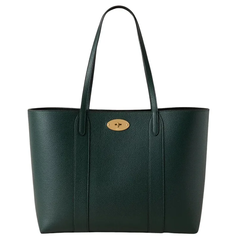 Odor-Resistant And Budget Bags Bayswater Tote Mulberry Green Small Classic Grain