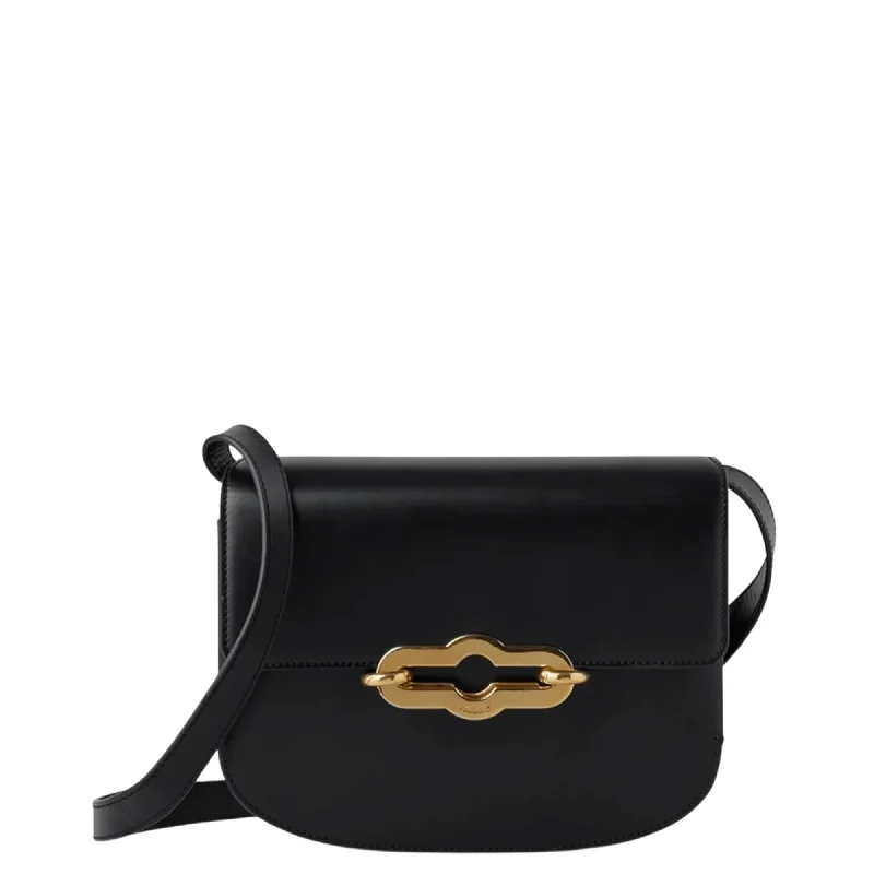 Snag Fabulous Fashion Bargains Pimlico Satchel Super Lux Calf (Black & Brass)
