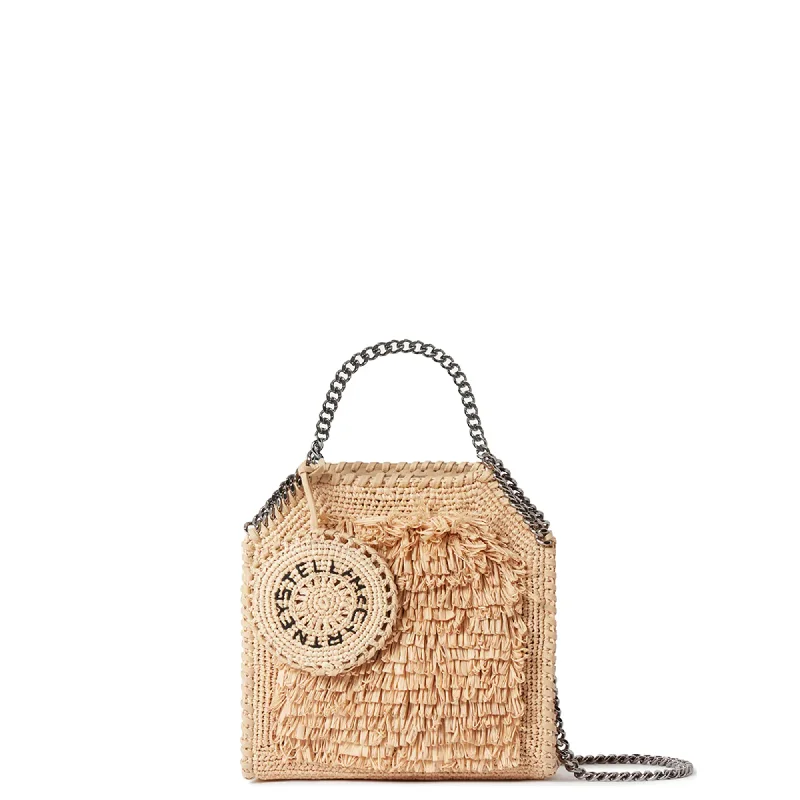 Fashion Forward, Function First Falabella Raffia Tiny Tote Bag