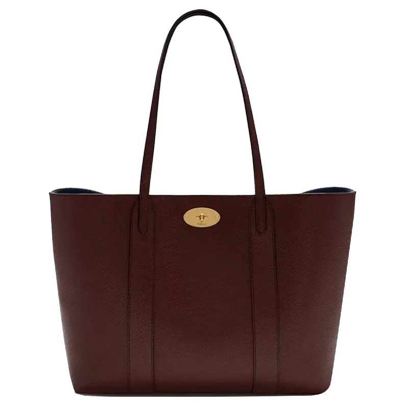 Stylish Bags With Discounts Bayswater Tote Small Classic Grain (Burgundy)