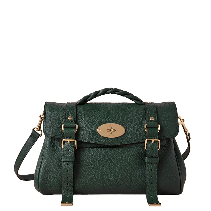 Affordable Trendy Fashion Alexa Mulberry Green Heavy Grain