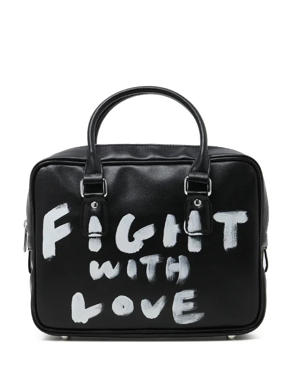 Valentine's Special Top Handle Satchel With Words