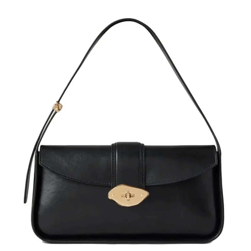 Huge Discounts This Week Small Lana Shoulder Bag High Gloss Leather (Black)