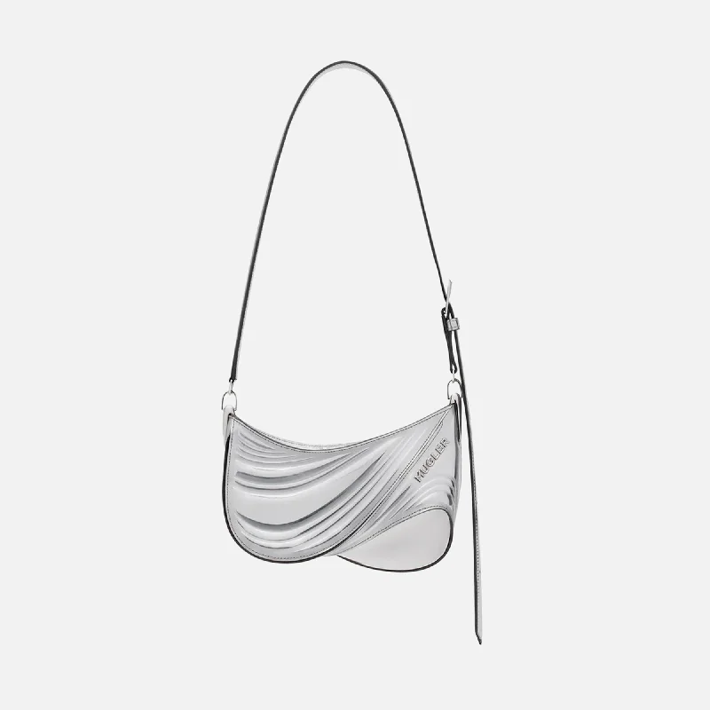 Exclusive Discount Mugler Curve 01 S Metallic Bag - Chrome